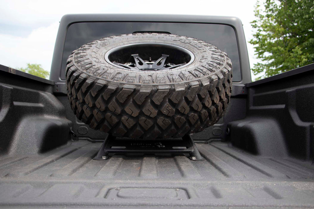 Fishbone Offroad In-Bed Tire Carrier for 2020-Up Jeep Gladiator JT FB21213