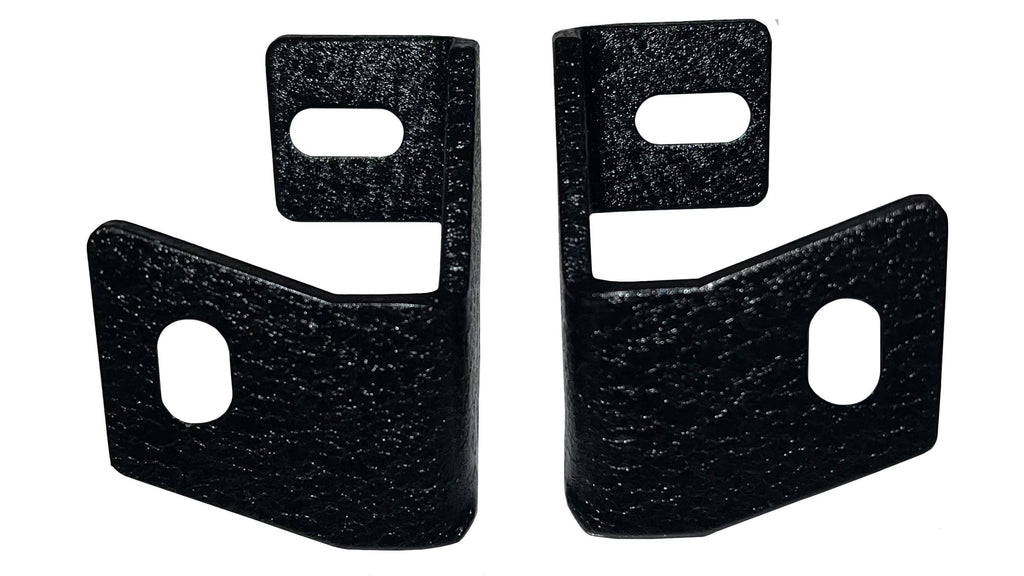 A Fishbone Offroad Pod Light Bracket designed for 2015-2023 F150 and 2017-2023 Ford Raptor trucks, suitable for all cab and bed configurations