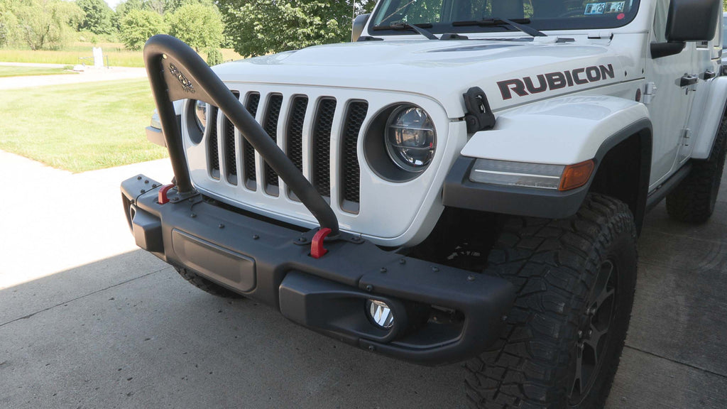 Fishbone Offroad Stinger Bar - 2018 & Up Jeep Wrangler (Fits Factory Bumper) FB21460