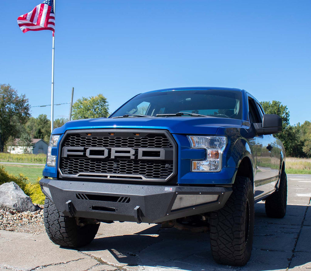 2015 - 2017 Non-Raptor Ford F150 Pelican Front Winch Bumper