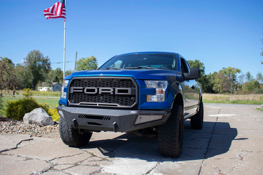 2015 - 2017 Non-Raptor Ford F150 Pelican Front Winch Bumper