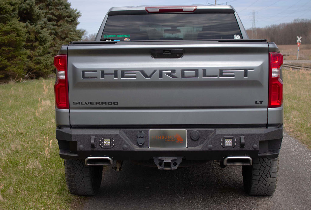 Fishbone Offroad Rockfish Rear Bumper for 2019-2022 Chevy Silverado FB22394