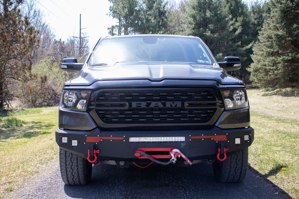 Fishbone Offroad Pike Winch Plate For 2019-2023 Ram 1500 FB22401